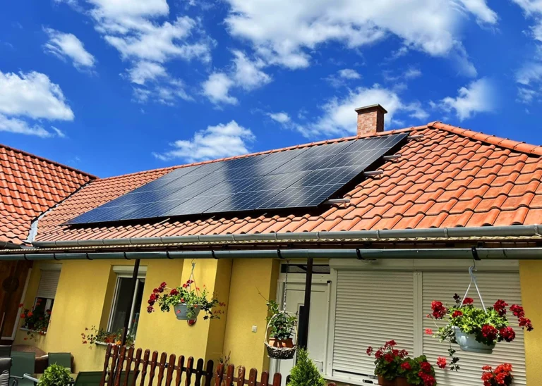 napelem családi házon